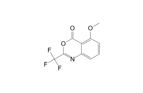 2-TRIFLUOROMETHYL-5-METHOXY-4H-3,1-BENZOXAZIN-4-ONE