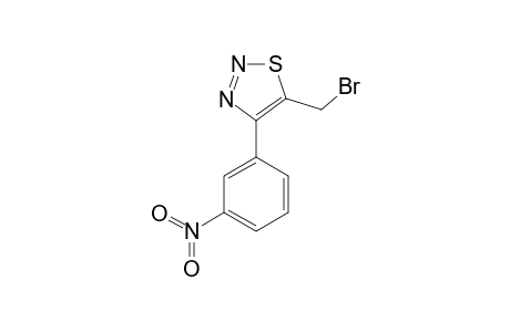 5-BrOMOMETHYL-4-(PARA-NITROPHENYL)-1,2,3-THIADIAZOLE