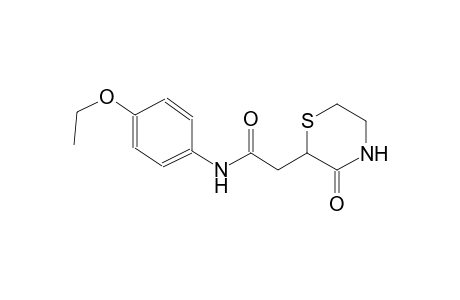 N-(4-ethoxyphenyl)-2-(3-oxo-2-thiomorpholinyl)acetamide