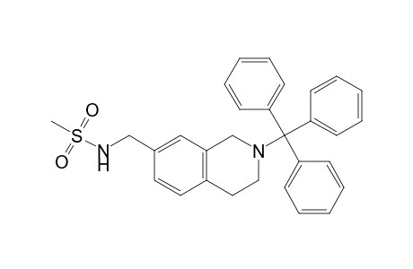 7-((N-(Methylsulfonyl)amino)methyl)-2-(triphenylmethyl)-1,2,3,4-tetrahydroisoquinoline