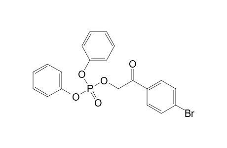 .alpha.-(Diphenylphosphoryloxy)-4-bromoacetophenone