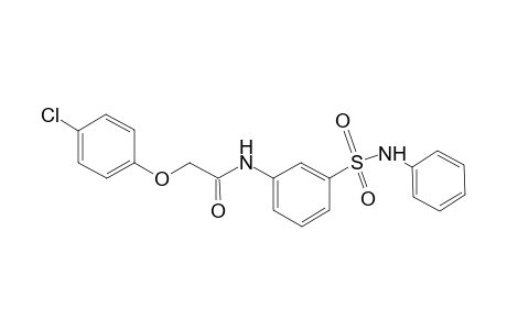 2-(4-Chlorophenoxy)-N-[3-(phenylsulfamoyl)phenyl]acetamide