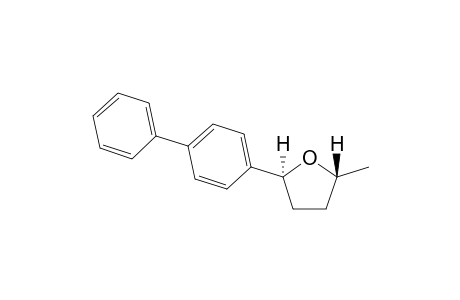 (trans)-2-(p-Biphenyl-4'-yl)-5-methyltetrahydrofuran