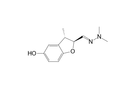 trans-2,3-Dihydro-5-hydroxy-3-methylbenzofuran-2-carboxaldehyde N,N-dimethylhydrazone