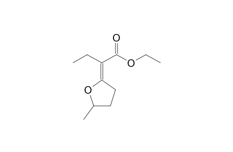 2-(E)-[1-(Ethoxycarbonyl)propylidene]-5-methyltetrahydrofuran