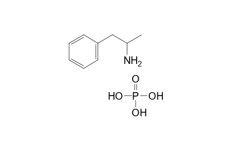 (+/-)-alpha-methylphenethylamine, phosphate