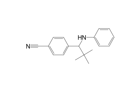 4-(2,2-Dimethyl-1-(phenylamino)propyl)benzenonitrile
