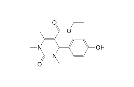 5-pyrimidinecarboxylic acid, 1,2,3,4-tetrahydro-4-(4-hydroxyphenyl)-1,3,6-trimethyl-2-oxo-, ethyl ester