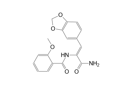 N-[(Z)-1-(aminocarbonyl)-2-(1,3-benzodioxol-5-yl)ethenyl]-2-methoxybenzamide