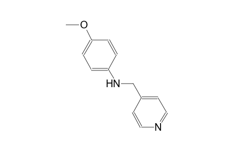 4-methoxy-N-(4-pyridinylmethyl)aniline