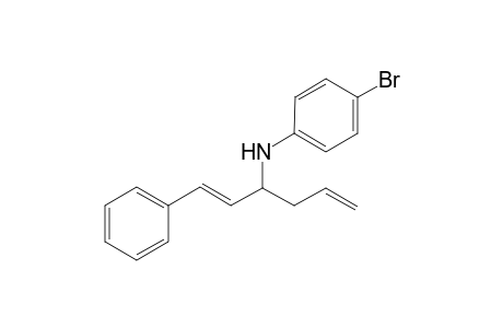 (E)-N-[1-(2-Phenylethenyl)buten-3-yl]-N-(p-bromophenyl)-amine