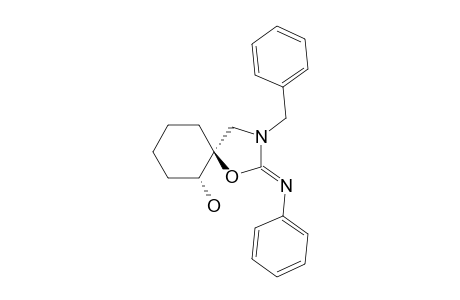 CIS-3-BENZYL-2-PHENYLIMINO-1-OXA-3-AZASPIRO-[4.5]-DECAN-6-OL