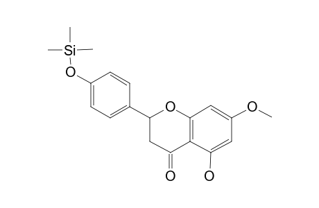 5,4'-Dihydroxy-7-methoxyflavanone, trimethylsilyl ether