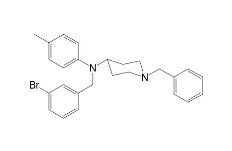 1-Benzyl-N-(3-bromobenzyl)-N-(4-methylphenyl)piperidin-4-amine