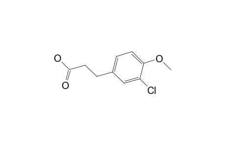 3-(3-Chloro-4-methoxyphenyl)propionic acid