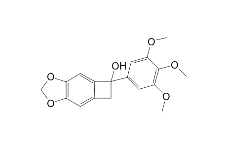 6-Hydroxy-6-(3,4,5-trimethoxyphenyl)-2,3-(methylenedioxy)benzocyclobutene