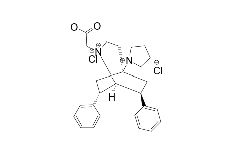 (7RS,8RS)-(+/-)-2-(7,8-DIPHENYL-5-PYRROLIDINO-2-AZABICYCLO-[3.2.2]-NON-2-YL)-ACETIC-ACID-DIHYDROCHLORIDE