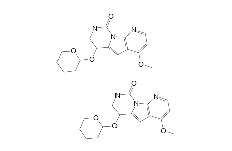 6,7,8,9-TETRAHYDRO-6-(2,3,5,6-TETRAHYDROPYRAN-2-YL)-OXY-4-METHOXY-PYRIDO-[3',2':4,5]-PYRROLO-[1,2-C]-PYRIMIDIN-9-ONE