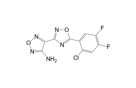 4-[5-(2-Chloro-4,5-difluoro-phenyl)-[1,2,4]oxadiazol-3-yl]-furazan-3-ylamine