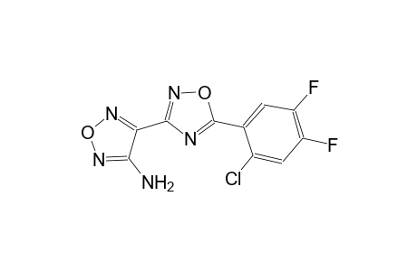 4-[5-(2-Chloro-4,5-difluoro-phenyl)-[1,2,4]oxadiazol-3-yl]-furazan-3-ylamine