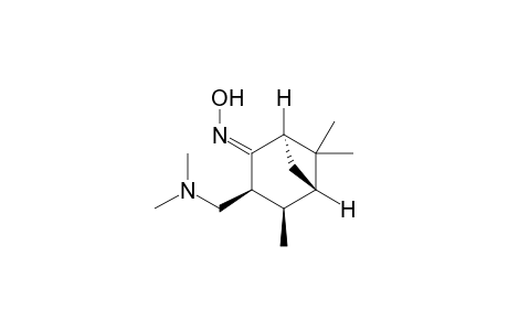 (E)-3-trans-(Dimethylaminomethyl)-4-cis-6,6-trimethylbicyclo[3.1.1]heptan-2-one oxime