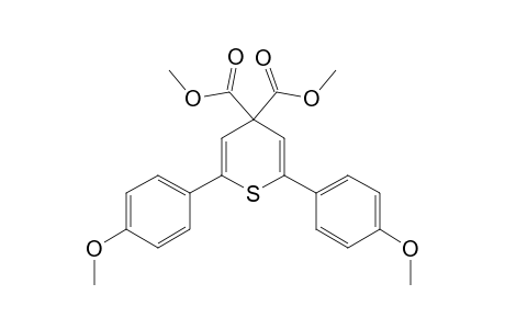 2,6-DI-(4-METHOXYPHENYL)-4,4-DIMETHOXYCARBONYL-4H-THIOPYRAN