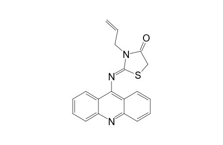 2-(ACRIDIN-9'-YL)-IMINO-3-ALLYL-1,3-THIAZOLIDIN-4-ONE