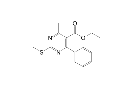 Ethyl 4-methyl-2-(methylthio)-6-phenylpyrimidine-5-carboxylate