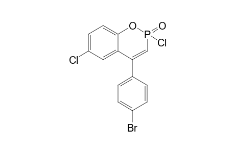 2-Chloro-2-oxo-4-(4"-bromophenyl)-5,6-(4'-chlorobenzo)phosphorin-3-ene
