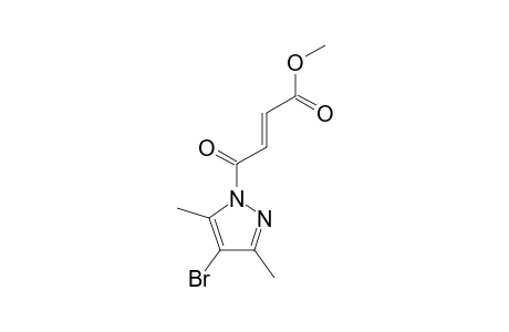 (E)-4-BROMO-1-[3-(METHOXYCARBONYL)-2-PROPENOYL]-3,5-DIMETHYLPYRAZOLE