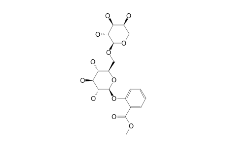 1-O-ALPHA-L-ARABINOPYRANOSYL-O-(6->1)-BETA-D-GLUCOPYRANOSYL-SALICYLATE
