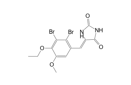 (5Z)-5-(2,3-dibromo-4-ethoxy-5-methoxybenzylidene)-2,4-imidazolidinedione