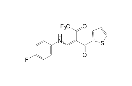 2-[(p-fluoroanilino)methylene]-1-(2-thienyl)-4,4,4-trifluoro-1,3-butanedione
