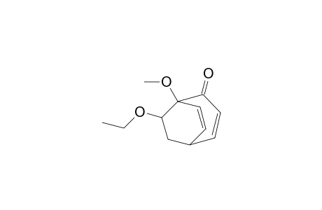1-Methoxy-8.exo.-ethoxybicyclo[3.2.2]nona-3,6-dien-2-one
