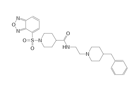 1-(2,1,3-benzoxadiazol-4-ylsulfonyl)-N-[2-(4-benzyl-1-piperidinyl)ethyl]-4-piperidinecarboxamide