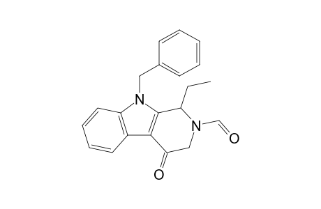 9-Benzyl-1-ethyl-2-formyl-4-oxo-1,2,3,4-tetrahydro-.beta.-carboline