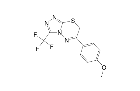 6-(4-Methoxy-phenyl)-3-trifluoromethyl-7H-[1,2,4]triazolo[3,4-b][1,3,4]thiadiazine