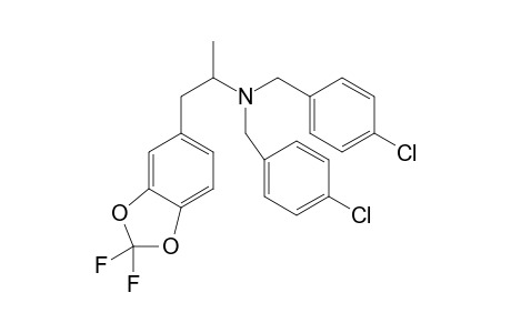 N,N-Bis(4-chlorobenzyl)-3,4-difluoromethylenedioxyamphetamine