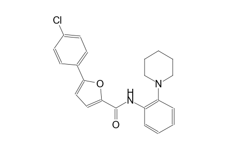 5-(4-chlorophenyl)-N-[2-(1-piperidinyl)phenyl]-2-furamide