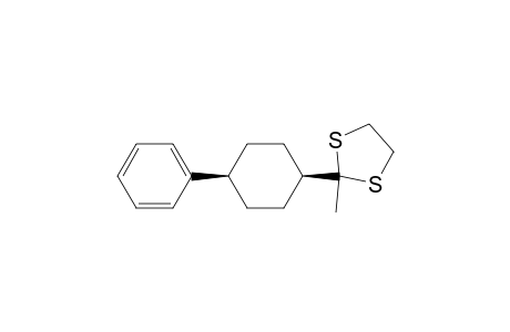 2-Methyl-2-(cis-4-phenylcyclohexyl)-1,3-dithiolane