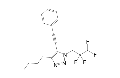 4-Butyl-5-(2-phenylethynyl)-1-(2,2,3,3-tetrafluoropropyl)triazole