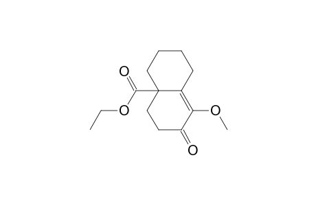 4,4a,5,6,7,8-hexahydro-1-methoxy-4a-(ethoxycarbonyl)-2-(3H)-naphthalenone