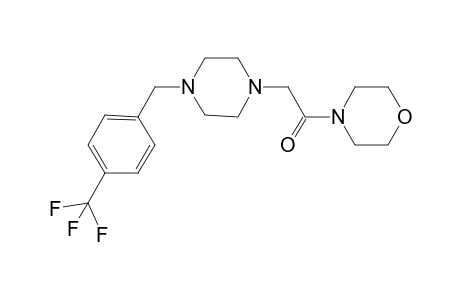 4-((4-(4-(Trifluoromethyl)benzyl)-1-piperazinyl)acetyl)morpholine