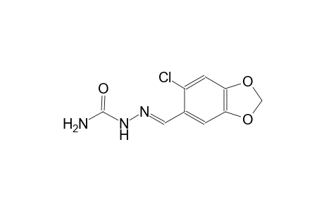 6-chloro-1,3-benzodioxole-5-carbaldehyde semicarbazone