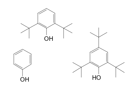 Mixture of phenol, methyphenols, 2,6-di-tert-butylphenol, o-tert-butylphenol, 2,4,6-tri-tert-butylphenol