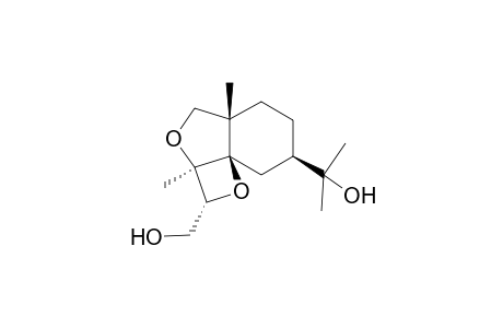 2-[(2R,2aR,4aS,7R,8aR)-2-(hydroxymethyl)-2a,4a-dimethyl-2,4,5,6,7,8-hexahydrooxeto[2,3-i]isobenzofuran-7-yl]-2-propanol
