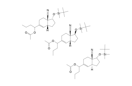6-(1-ACETOXYBUTYL)-1-(TERT.-BUTYLDIMETHYLSILANYLOXY)-2,3,4,7,8,9-HEXAHYDRO-1H-INDENE-9-CARBONITRILE