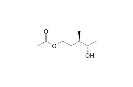 (3R,4S)-4-Hydroxy-3-methylpentyl acetate