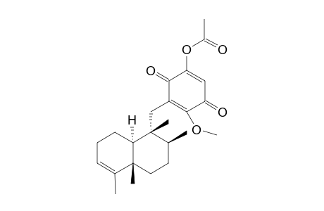 Isospongiaquinone - acetate