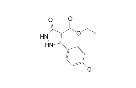 Ethyl-5-(4-chlorophenyl) 3-oxo-2,3-dihydro-1H-pyrazol-4-carboxylate
